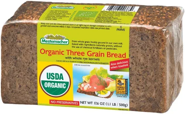 Mestemacher Bread Three Grain