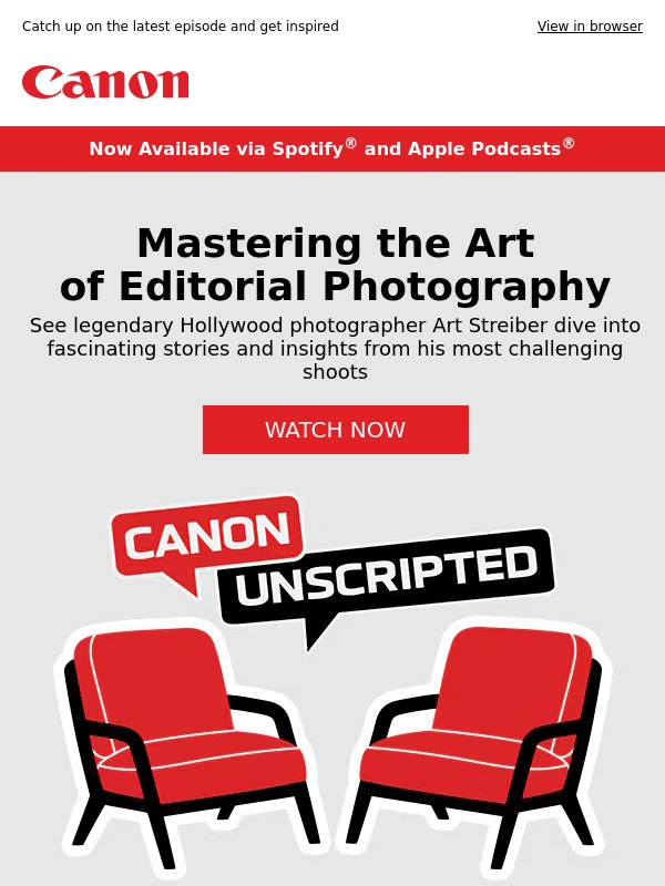 Canon - Canon Unscripted is Back!