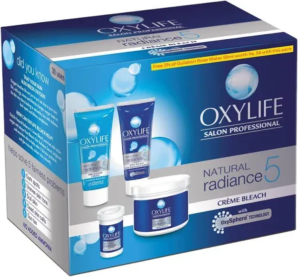 oxylife Salon Professional Natural Radiance 5 Creme Bleach