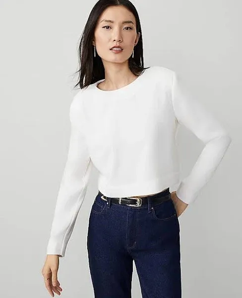 Ann Taylor Women's Crew Neck Blouse