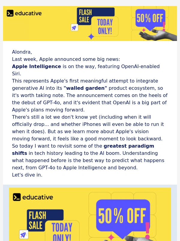 Educative - Did Apple AI kick off a new AI era?
