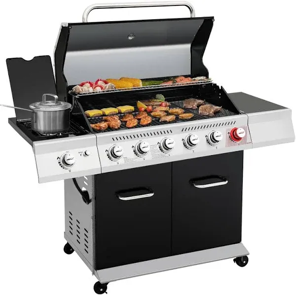 Royal Gourmet GA6402H 6-Burner BBQ Liquid Propane Gas Grill