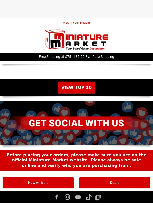 Miniature Market - From Us to You: A Note + April's Community Top Picks!