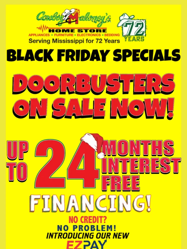 Cowboy Maloney - ? Black Friday Doorbusters ON SALE NOW! Don't Miss These Deals ?