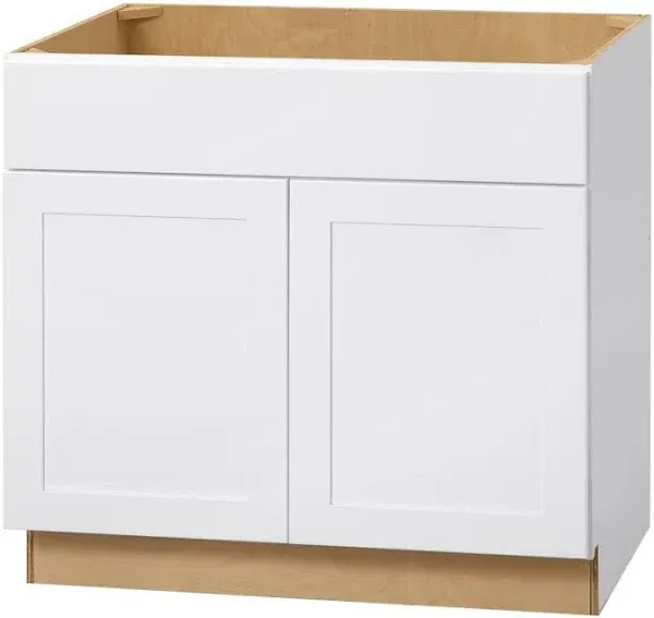 Hampton Bay Avondale Shaker Sink Base Kitchen Cabinet