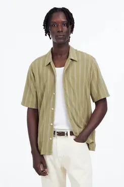 Madewell Textured Camp Collar Shirt