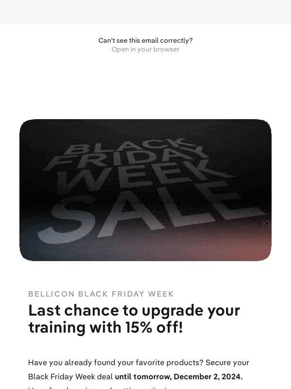 Bellicon - Bellicon Freund:in,are you still missing your favorite product?