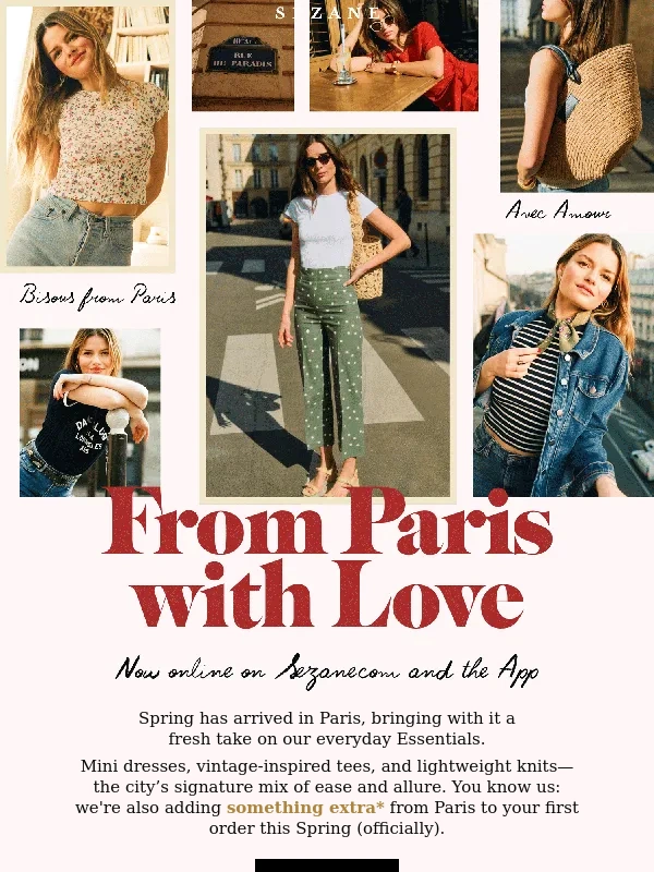 Sezane - Welcome to Paris ❤️