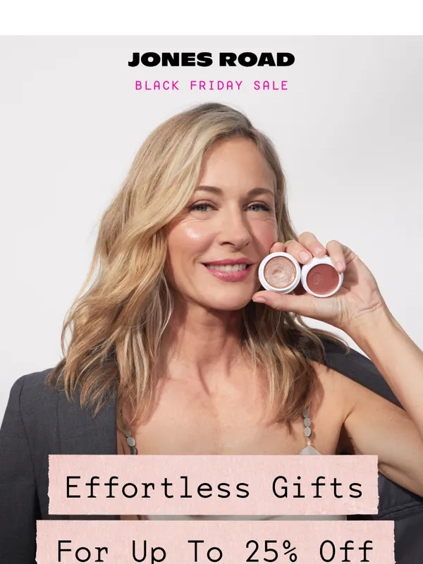 Jones Road - Highly Giftable & Up to 25% Off