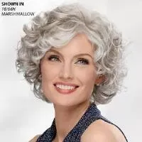 Ivory WhisperLite Short Curly Wig by Paula Young