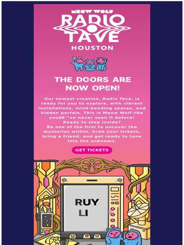Meow Wolf - ATTN: Doors to Meow Wolf Houston are now open! ??️?️