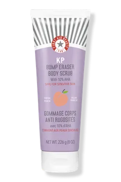First Aid Beauty KP Bump Eraser Body Scrub With 10% AHA - Fresh Peach