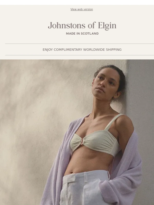 Johnstons of Elgin - Lightweight Cashmere Kimono