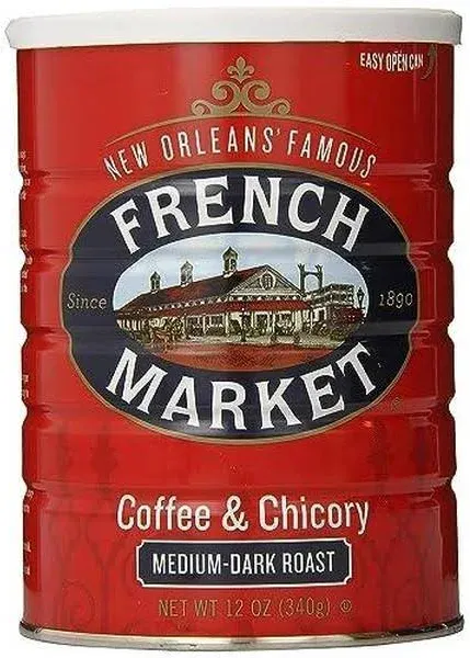 French Market Coffee & Chicory Medium-Dark Roast Ground