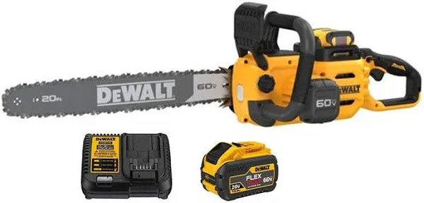 DeWalt 60V MAX* Brushless Cordless 20 Chainsaw Kit DCCS677