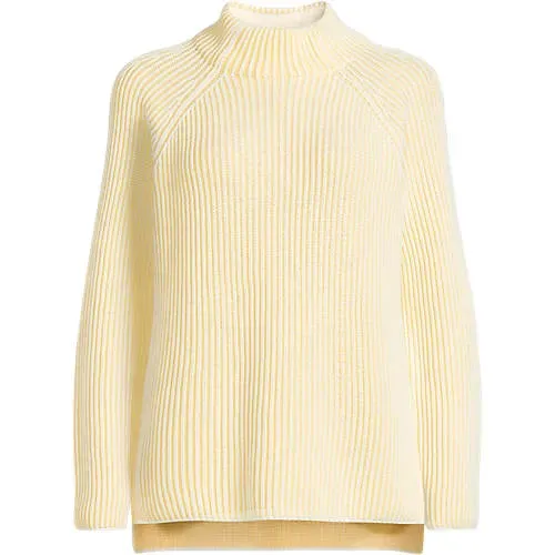 Women's Drifter Two Color Shaker Mock Neck Sweater