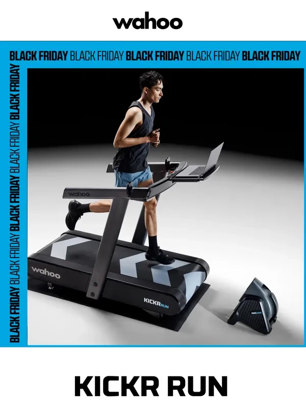 Wahoo Fitness - FREE performance bundle with KICKR RUN purchase!