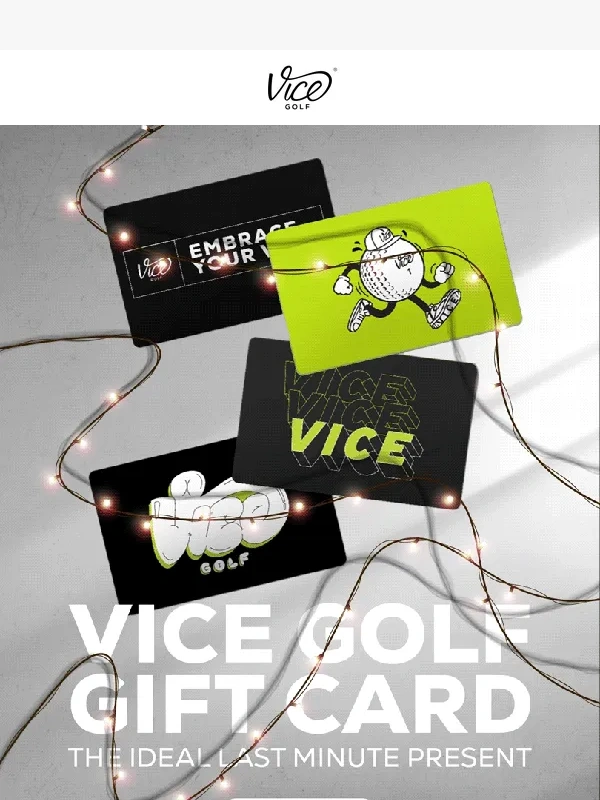 VICE Golf - Looking For A Last Minute X-Mas Gift? ?