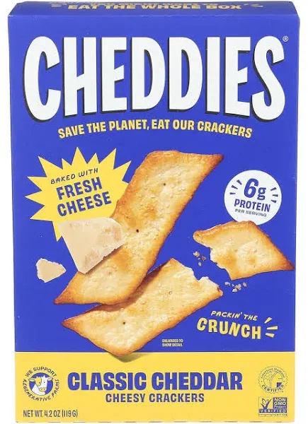 Cheddies Classic Sea Salt Crackers