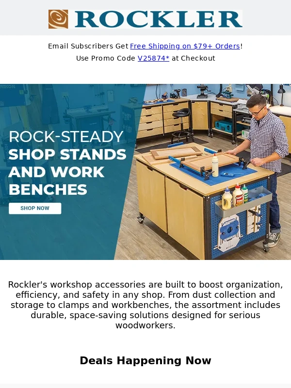 Rockler - Workshop Essentials: Find What You Need Here!
