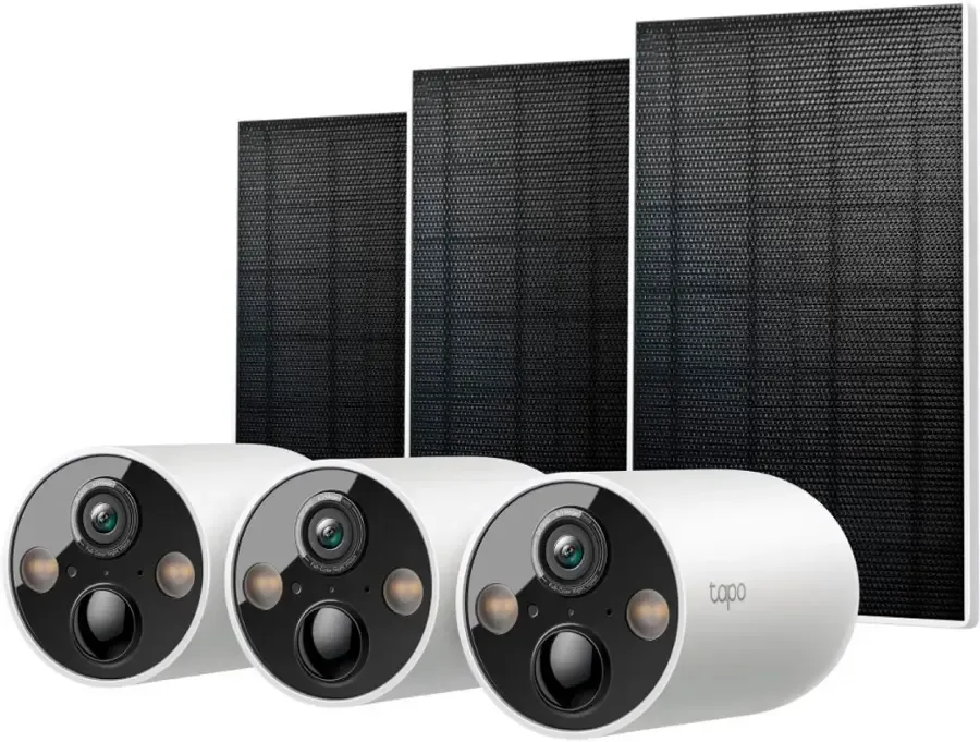 TP-Link Tapo Outdoor Battery-Powered Wireless 2K Security Camera with Solar Panels