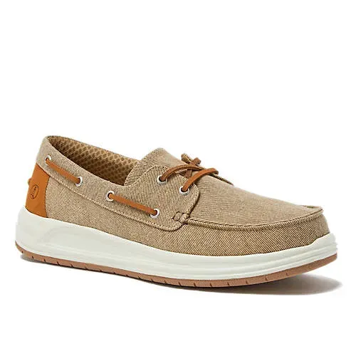 Lands' End Men's Comfort Slip-On Canvas Boat Shoes