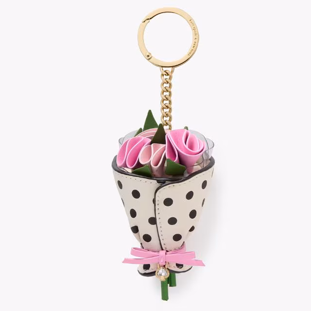 Kate Spade Outlet Flora Flower Keychain