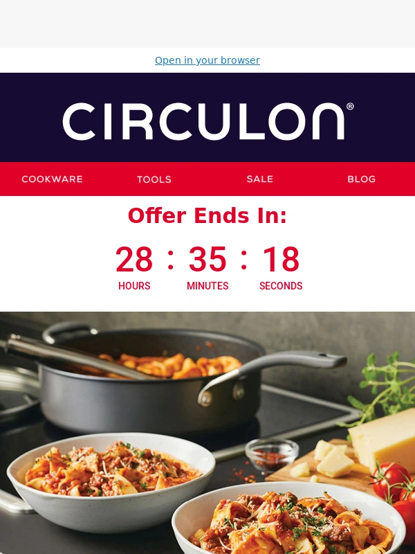 Circulon - Last Chance: Extra 25% Off ScratchDefense™ A1