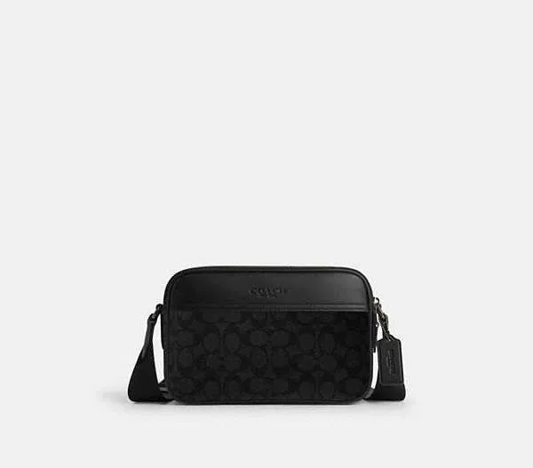 Coach Men's Graham Signature Canvas Crossbody Bag