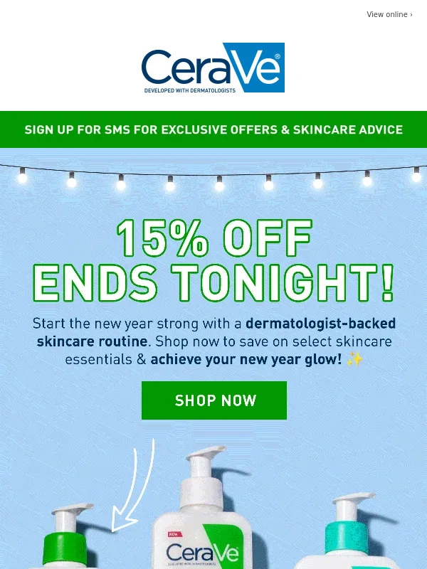 CeraVe - ? Last Chance! 15% Off Ends Tonight!