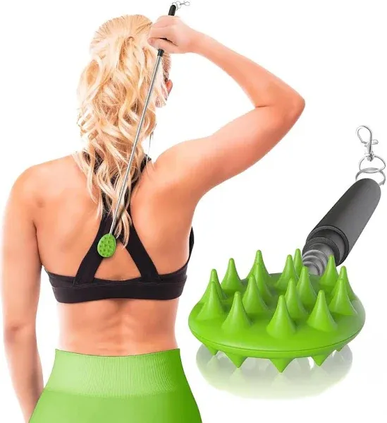 Cactus Scratcher Back Scratcher Retractable Backscratchers For Men Women & Kids One-hand Itch-relief Scratchers With Long Handle Extendable To 24.5