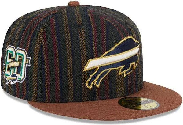 New Era Buffalo Bills Vintage Herringbone Fitted Hat