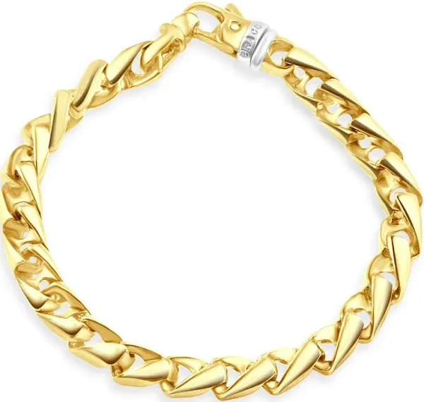 14K Gold Diamond Curb Necklace