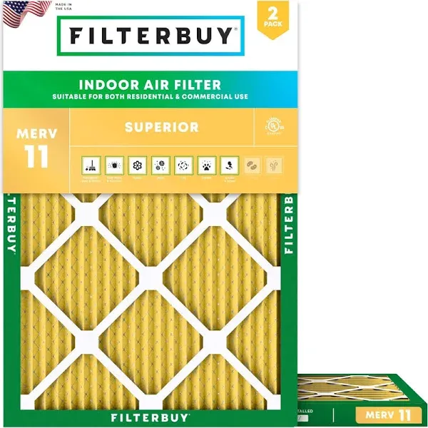 Filterbuy Air Filter Merv 11 Allergen Defense