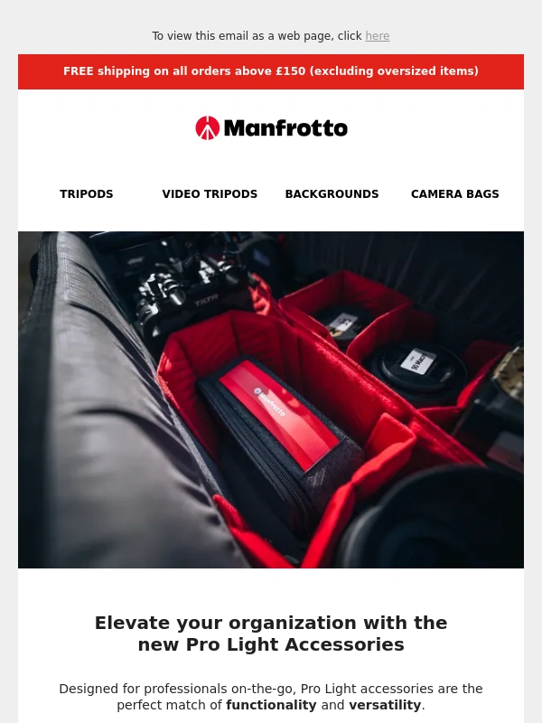 Manfrotto - Meet the new Pro Light Accessories!