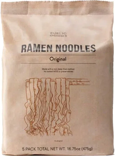 Public Goods Original Ramen Noodles