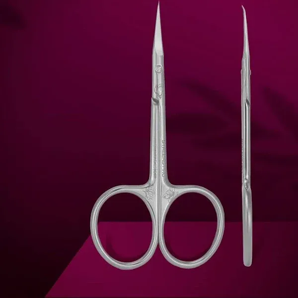 Staleks Pro Exclusive 23 Type 2 Professional Cuticle Scissors with Hook