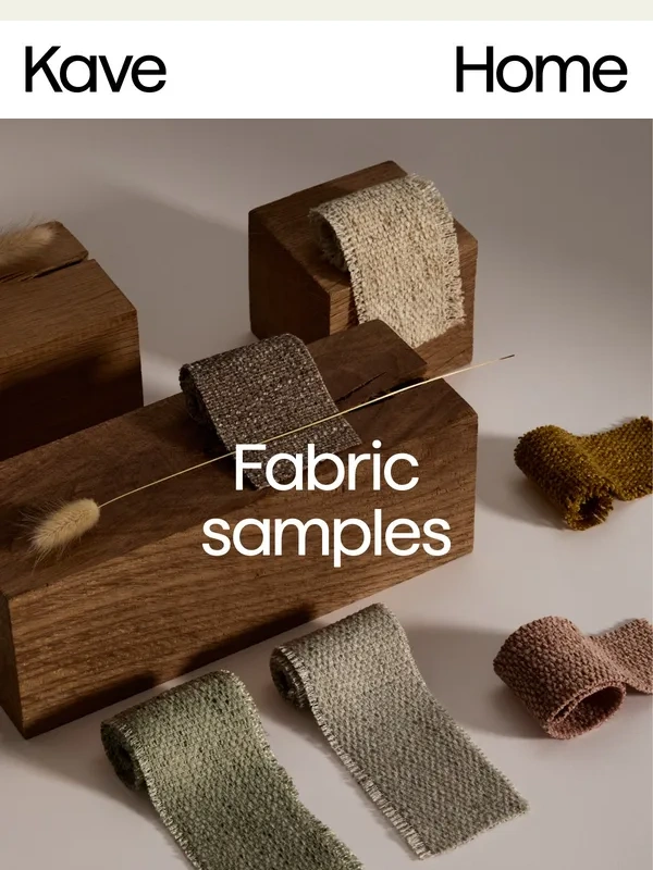 Kave Home - The most popular upholstery: order samples