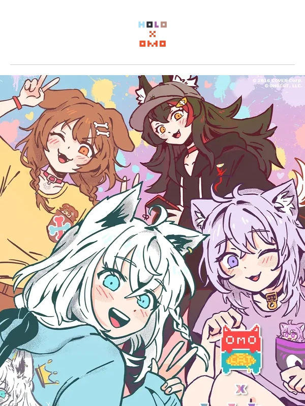 Omocat - OMOCAT x hololive GAMERS Now Available!