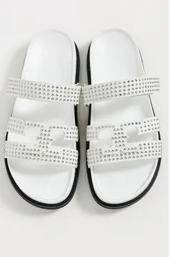 Tory Burch Ines Stud Sport Slides