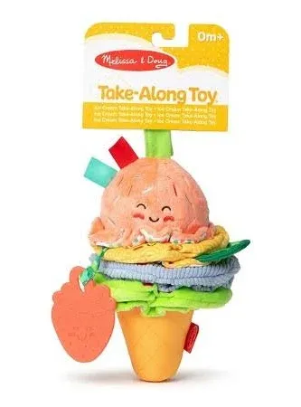 Melissa & Doug Ice Cream Take-Along Pull Toy