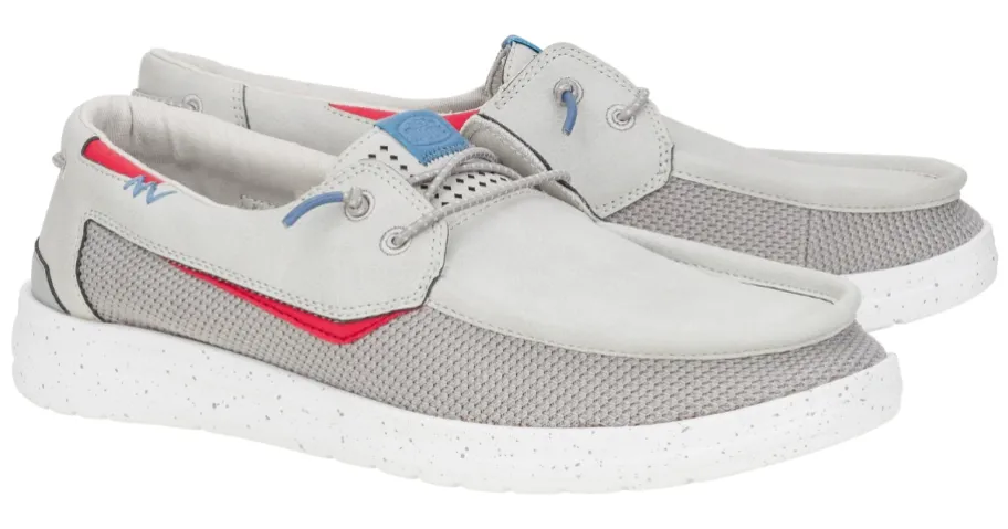 HEYDUDE Mens Welsh Grip Mix Shoes Grey