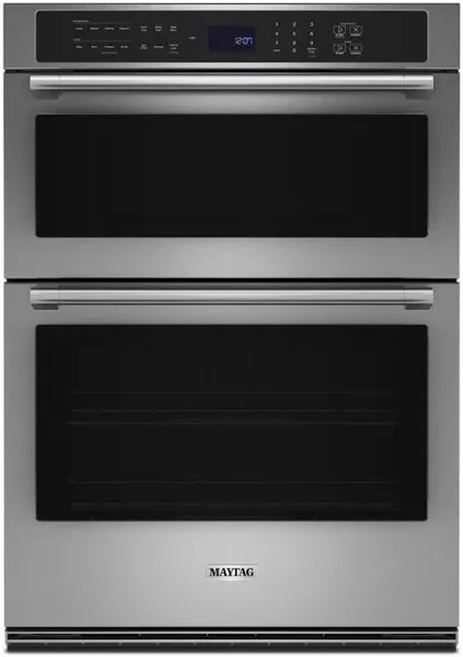 Maytag 30-Inch Wall Oven Microwave Combo with Air Fry and Basket