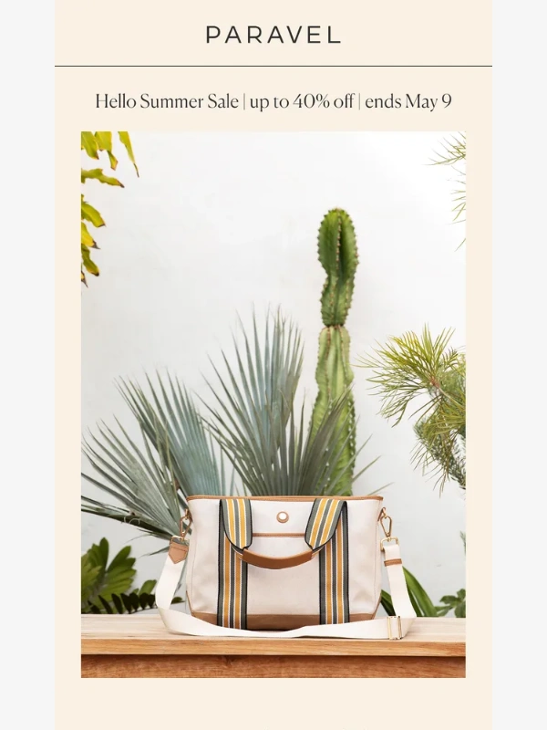 Paravel - TODAY ONLY | Up to 40% Off + 15% Off Cabana Totes
