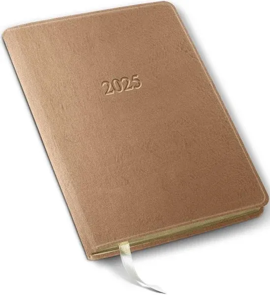 2025 Desk Weekly Leather Planner