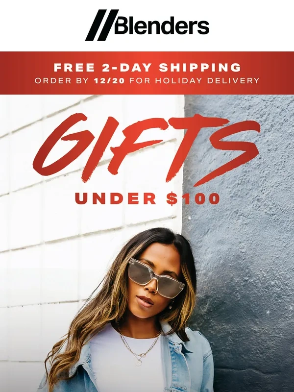 Blenders Eyewear - Gifts Under $100 // Your Holiday Guide Inside!
