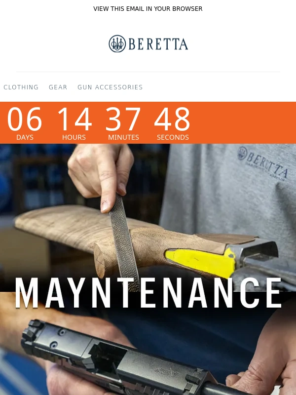 Beretta USA - ⌛Mayntenance Promo: Last Chance