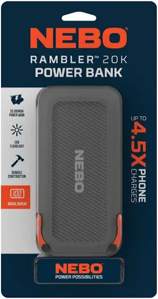 NEBO Rambler 20K Power Bank