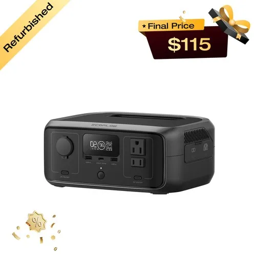EcoFlow RIVER 3 Portable Power Station 245Wh LiFePO4 Solar Generator for Camping
