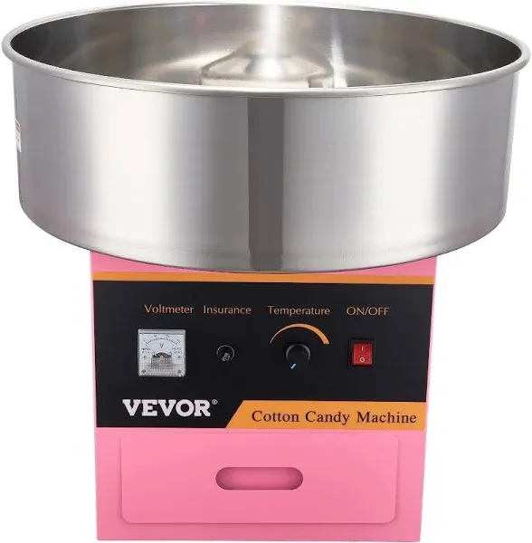 VEVOR 1000W Commercial Electric Cotton Candy Machine